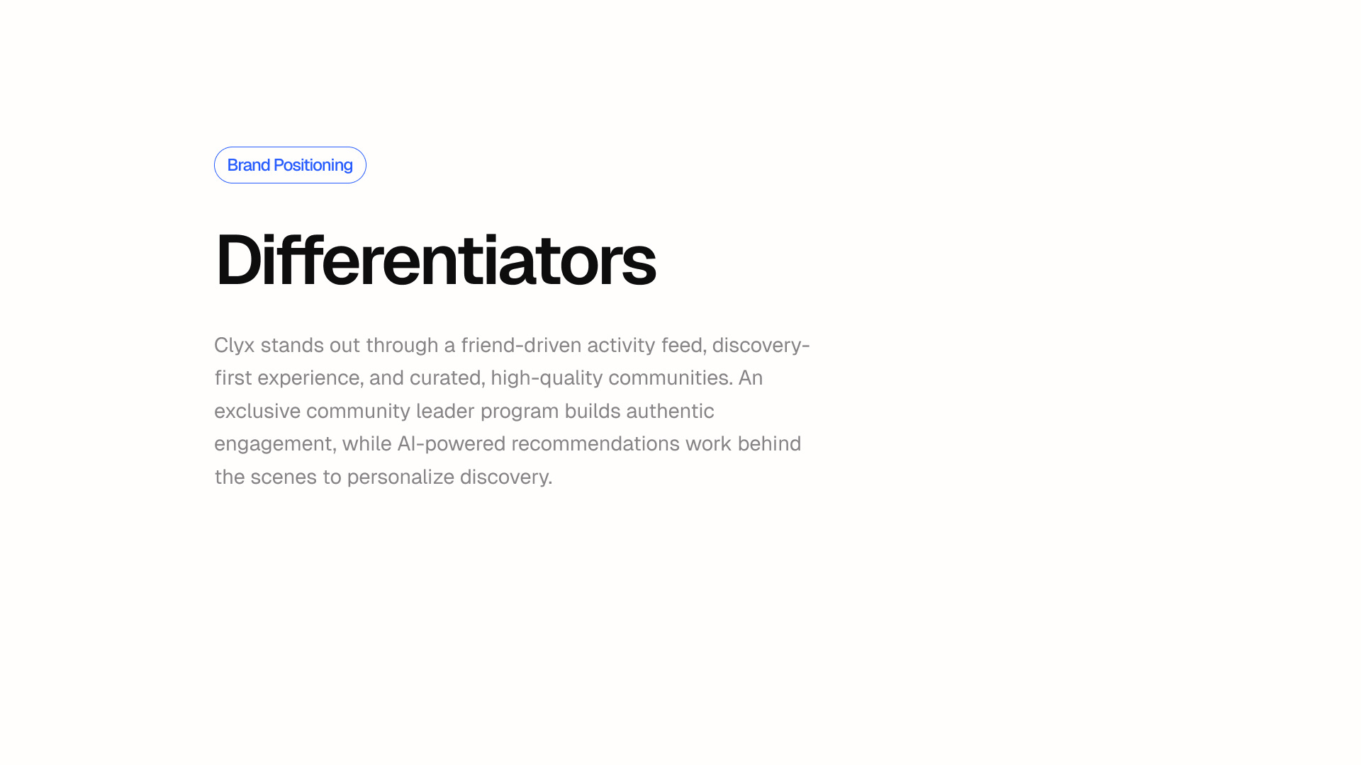 Differentiators