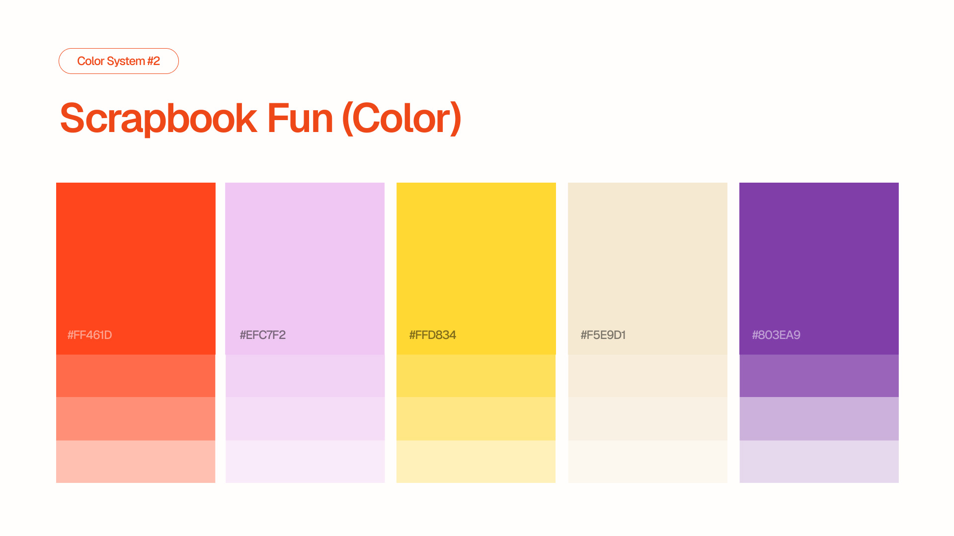 Color System #2 - Scrapbook Fun